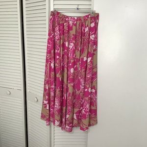 Multi-Print Maxi Skirt